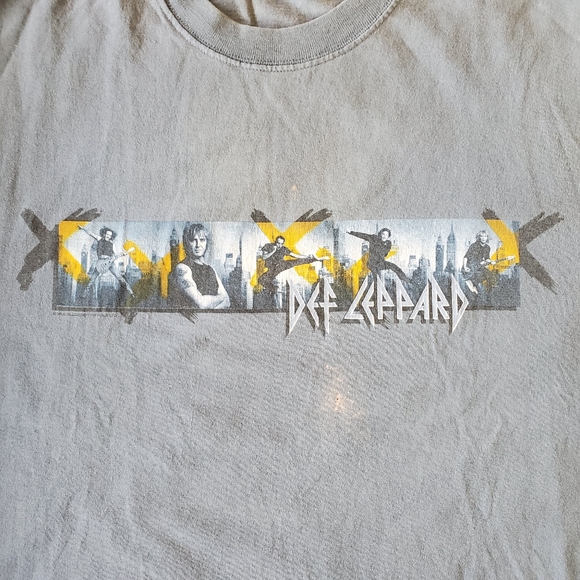Def Leppard concert tee X tour 2006 XL Band  Merchandise Fan - Picture 3 of 6